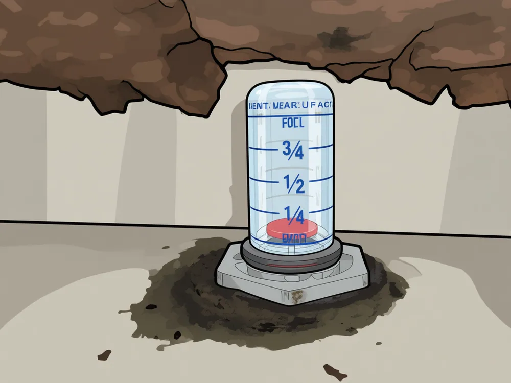 Float gauge dome sitting at empty