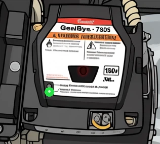 GeniSys control with the green recycle light flashing