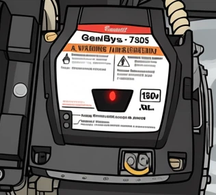 GeniSys control with the red reset button flashing during a soft lockout