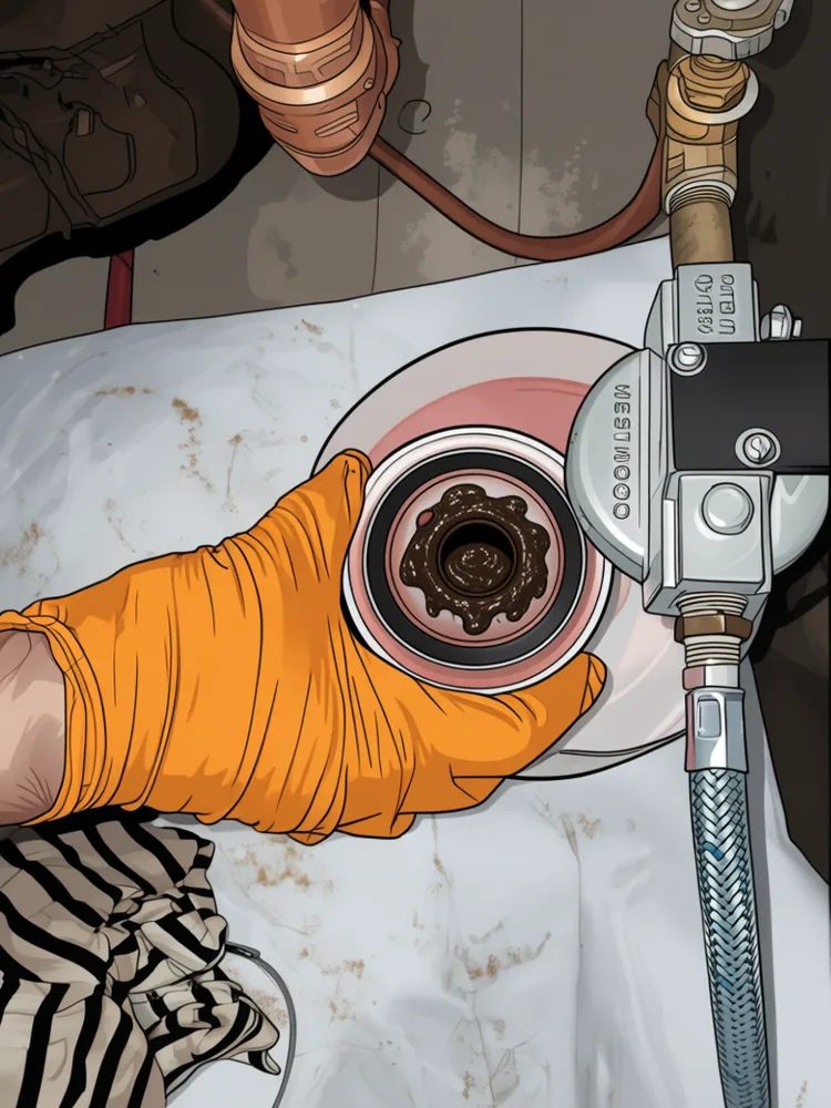 Spin-on oil filter capped with sludge